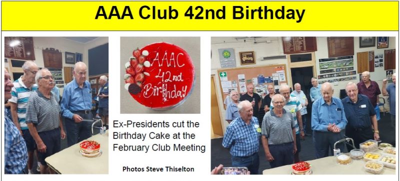 NEXT CLUB MEETINGS 2025 8PM Friday May 15, Jun 19, Jul 17, Aug 14, Sep 18, Oct 16, Nov 20. NO Dec Mtg
